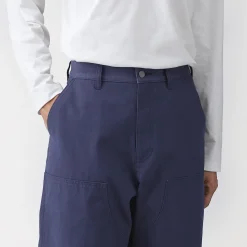 Hot Muji Pantalones de algodón y doble rodilla para hombre