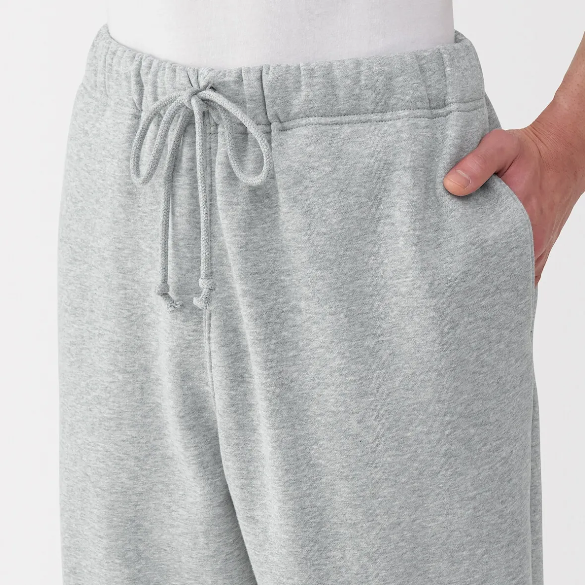 Hot Muji Pantalones de chándal de ajuste holgado para hombre