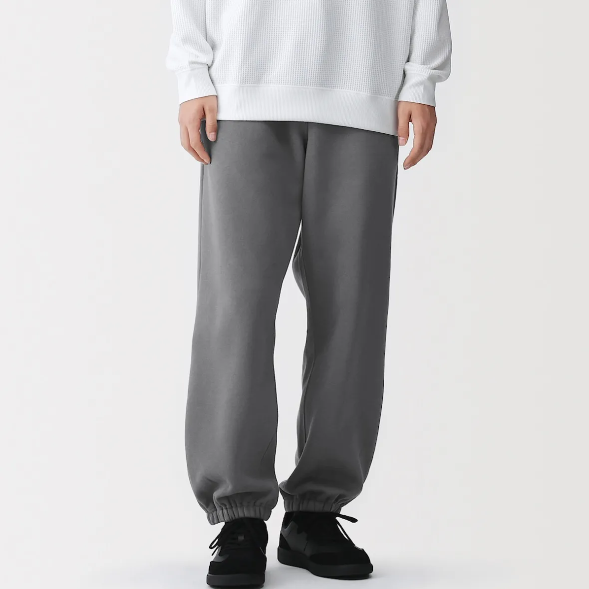 Hot Muji Pantalones de chándal de ajuste holgado para hombre