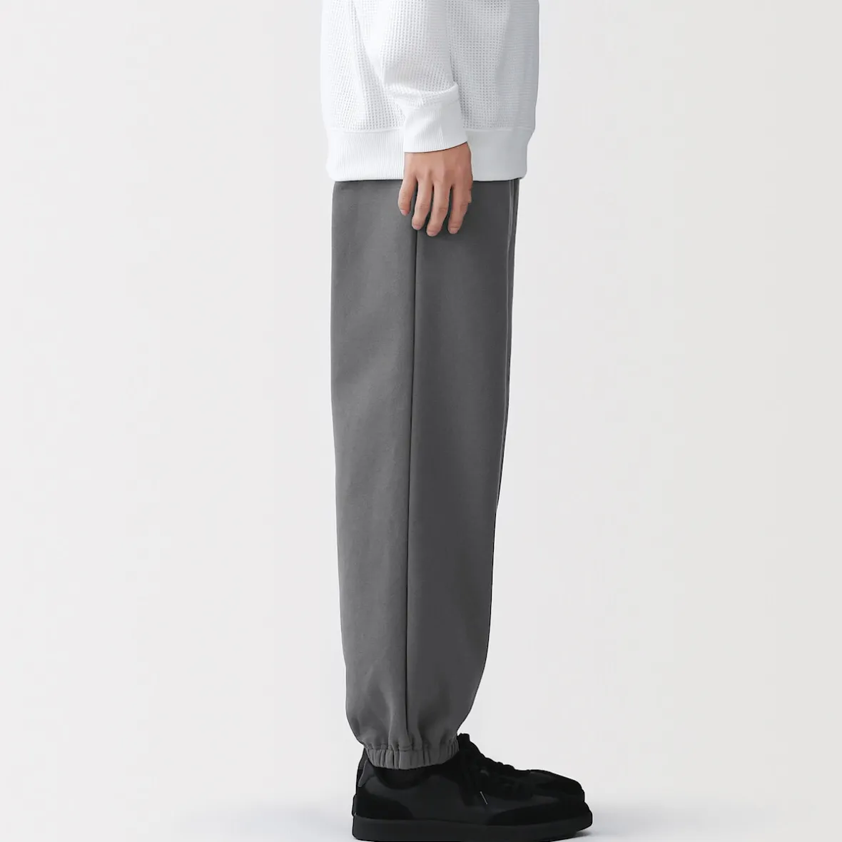 Hot Muji Pantalones de chándal de ajuste holgado para hombre