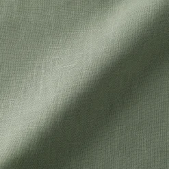 Online Muji Pantalones de lino lavado y pierna ancha para mujer