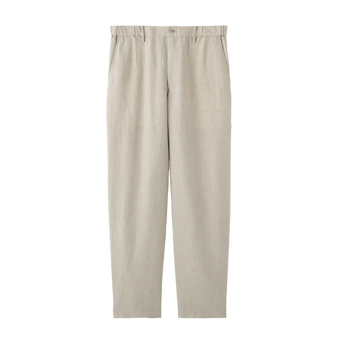 Clearance Muji Pantalones de lino lavado para hombre