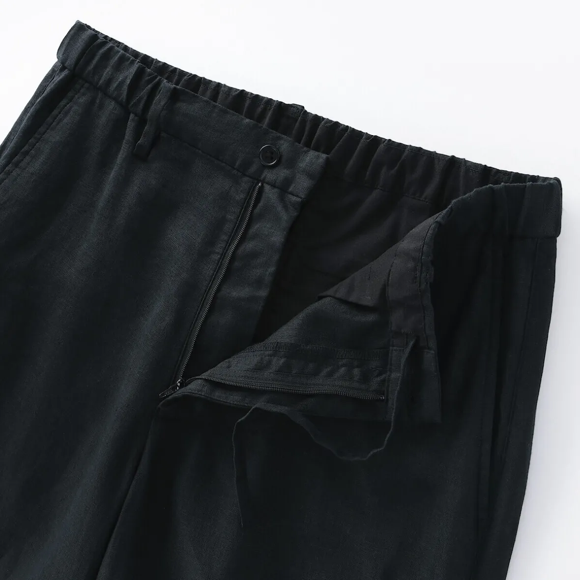 Clearance Muji Pantalones de lino lavado para hombre