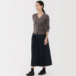 Outlet Muji Pantalones Hakama unisex de doble capa