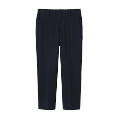 Outlet Muji Pantalones plisados elásticos y cepillados para hombre
