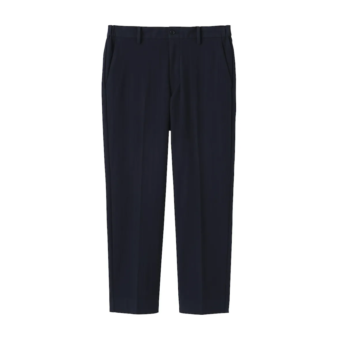 Outlet Muji Pantalones plisados elásticos y cepillados para hombre