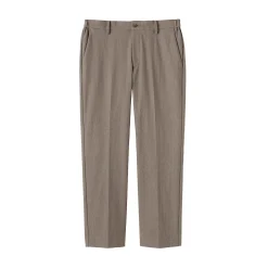 Outlet Muji Pantalones plisados elásticos y cepillados para hombre
