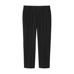 Outlet Muji Pantalones plisados elásticos y cepillados para hombre