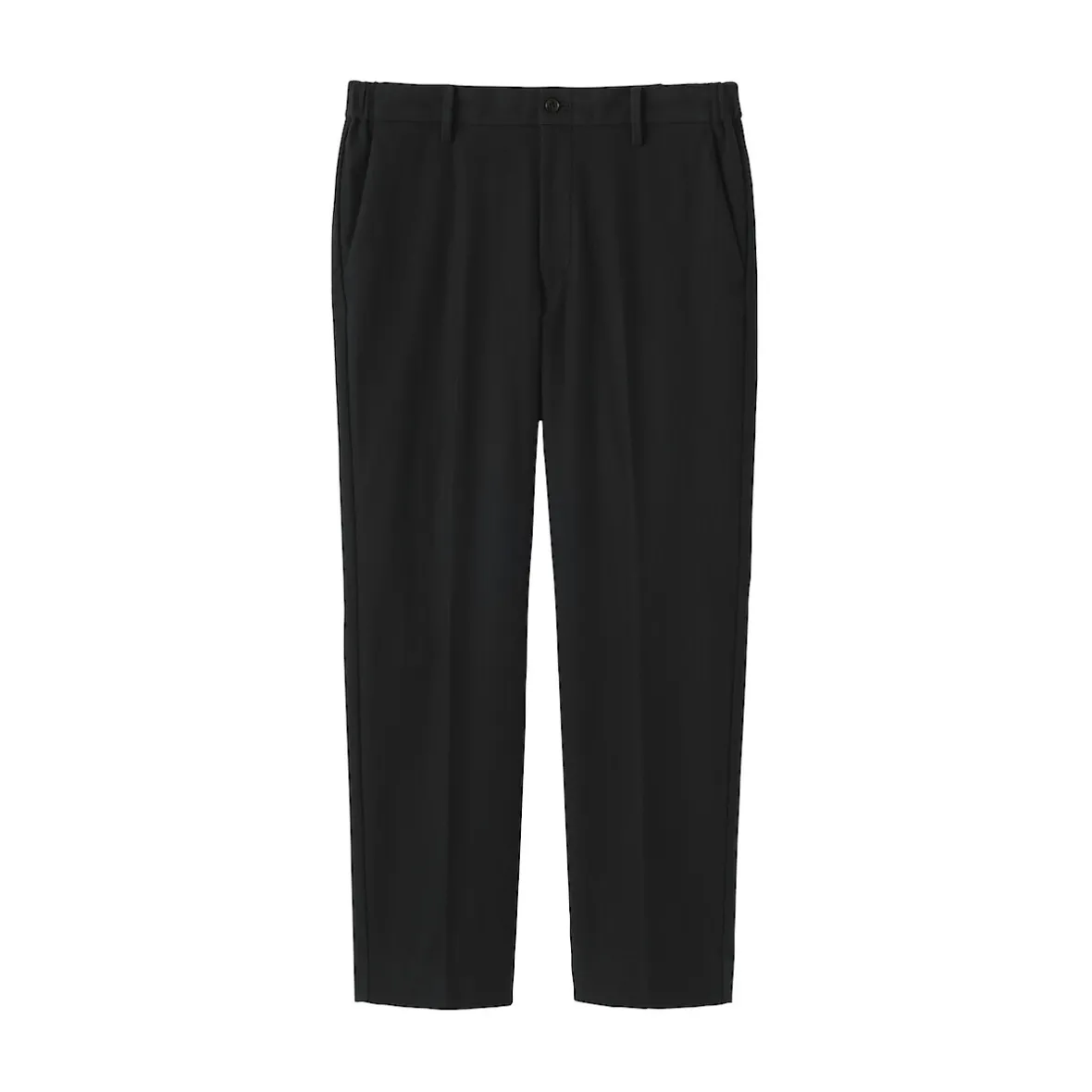 Outlet Muji Pantalones plisados elásticos y cepillados para hombre