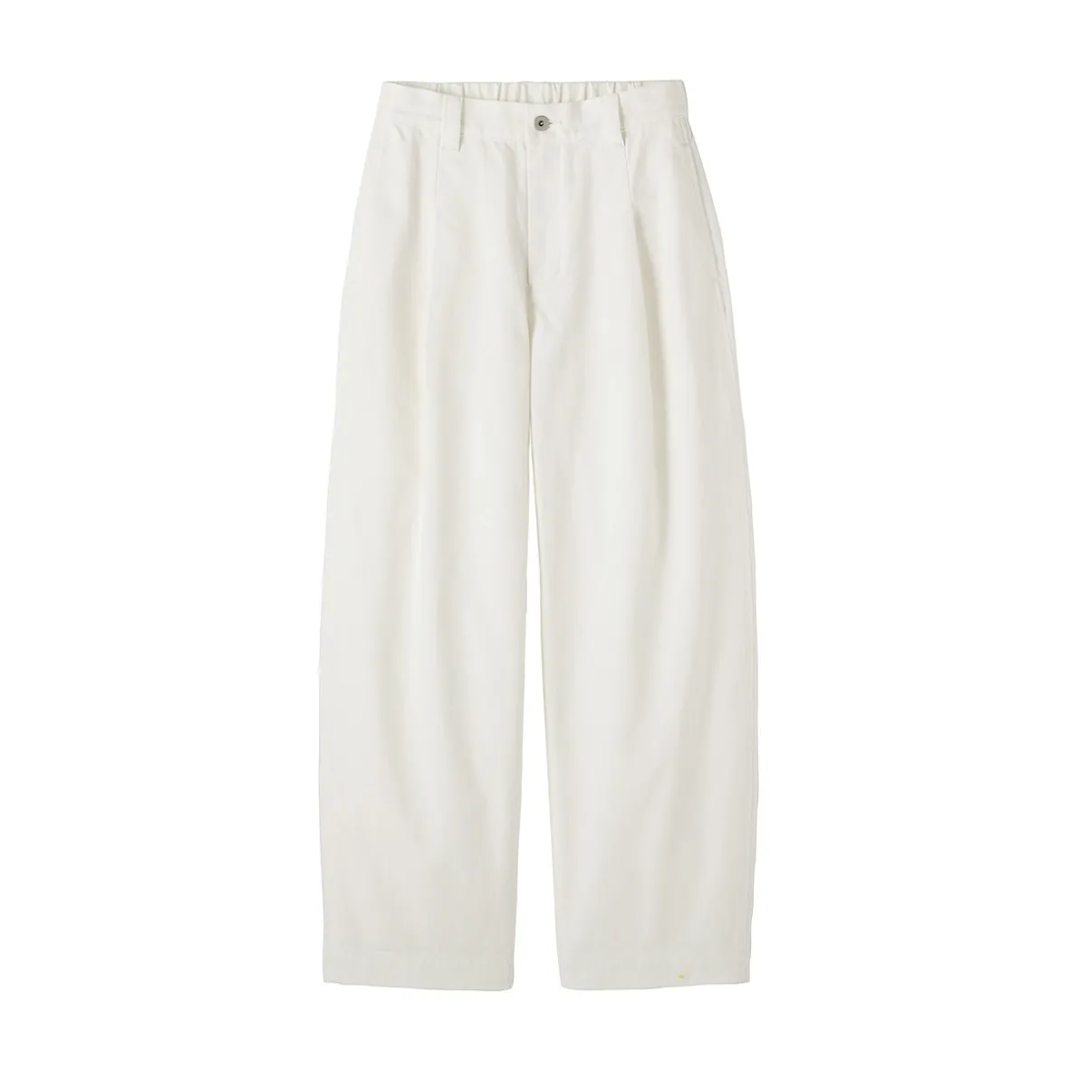 Outlet Muji Pantalones tipo cocoon de algodón plisados para mujer