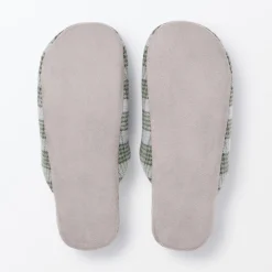 Discount Muji Pantuflas de franela suave