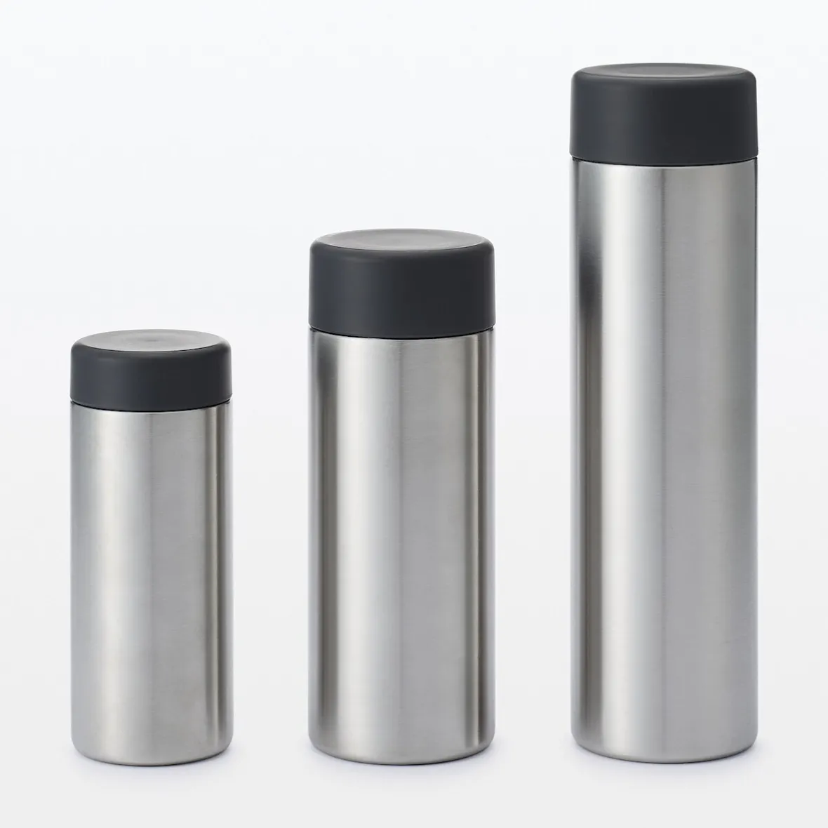 Outlet Muji Petaca isotérmica de acero inoxidable ‐ 200Âml