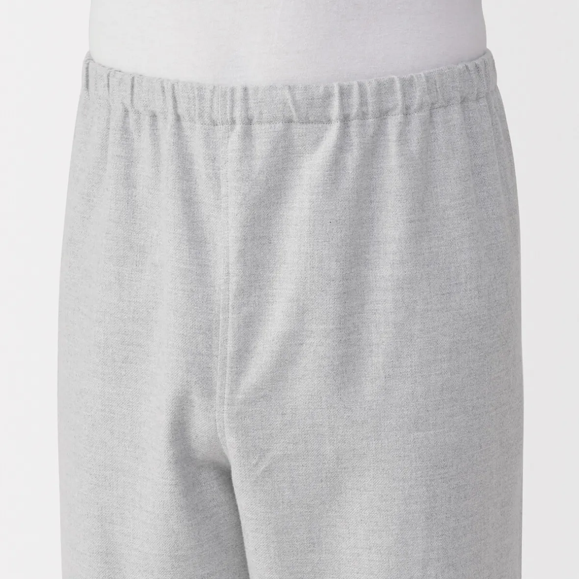 Outlet Muji Pijama de franela sin costuras laterales para hombre