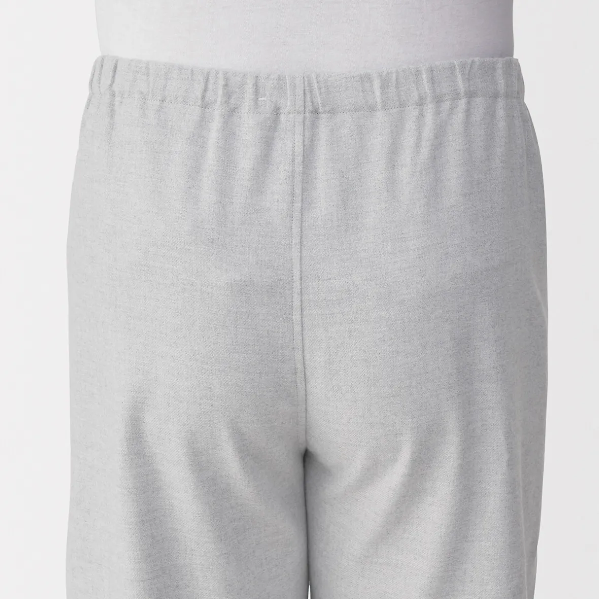 Outlet Muji Pijama de franela sin costuras laterales para hombre