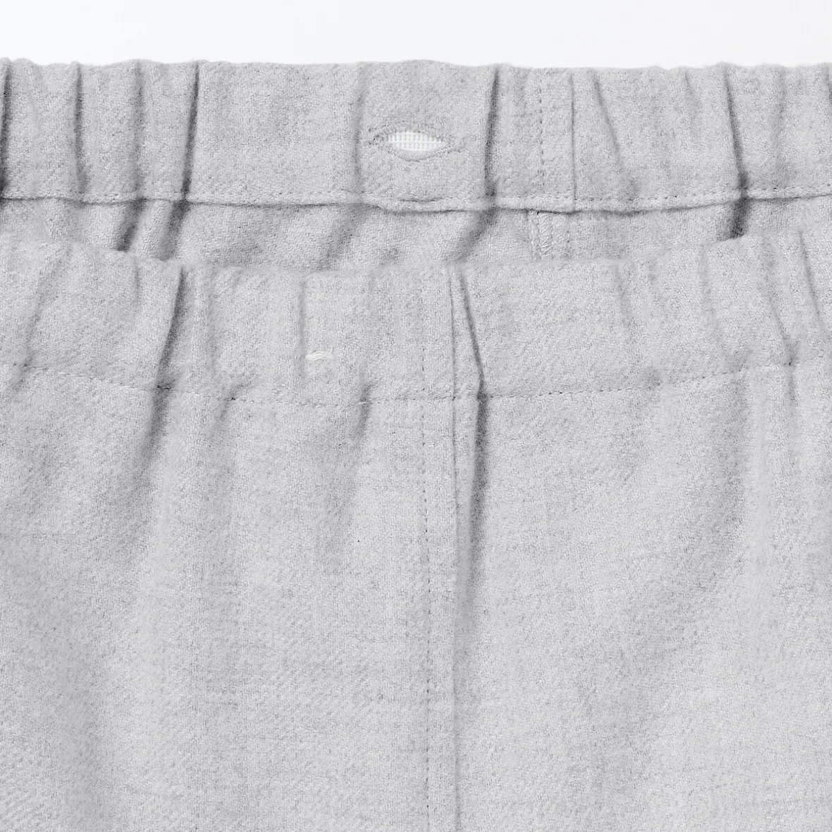 Outlet Muji Pijama de franela sin costuras laterales para hombre