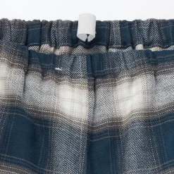 Outlet Muji Pijama de franela sin costuras laterales para hombre