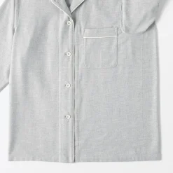 Best Muji Pijama de franela sin costuras laterales para mujer