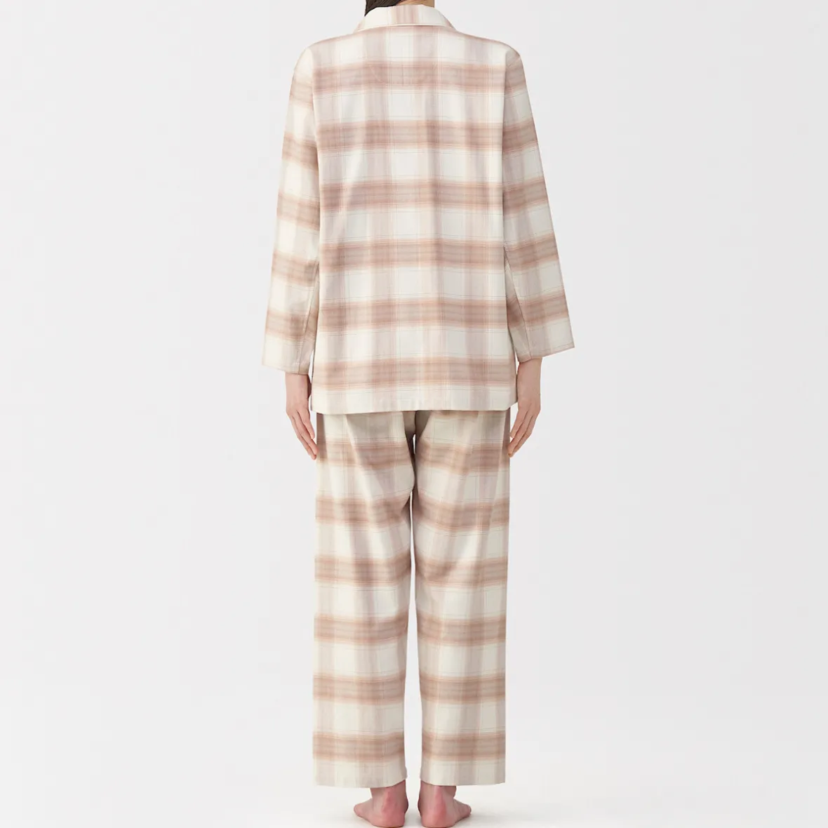 Best Muji Pijama de franela sin costuras laterales para mujer