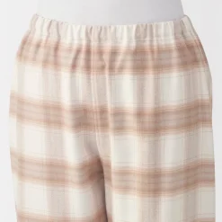 Best Muji Pijama de franela sin costuras laterales para mujer