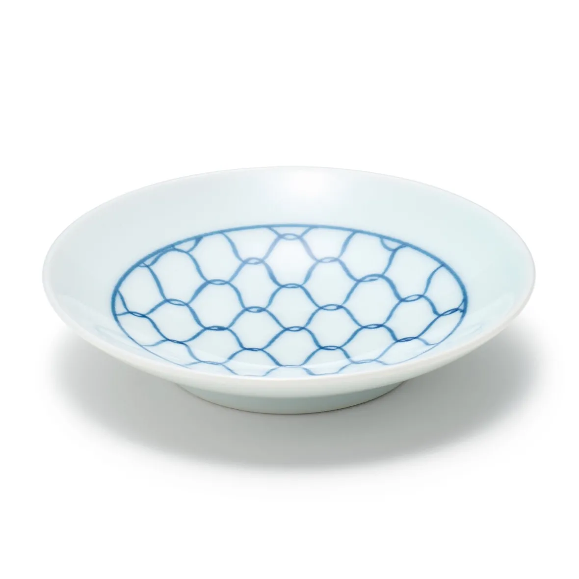 Sale Muji Plato de porcelana Hasami Ware ‐ Patrón de malla, Pequeño