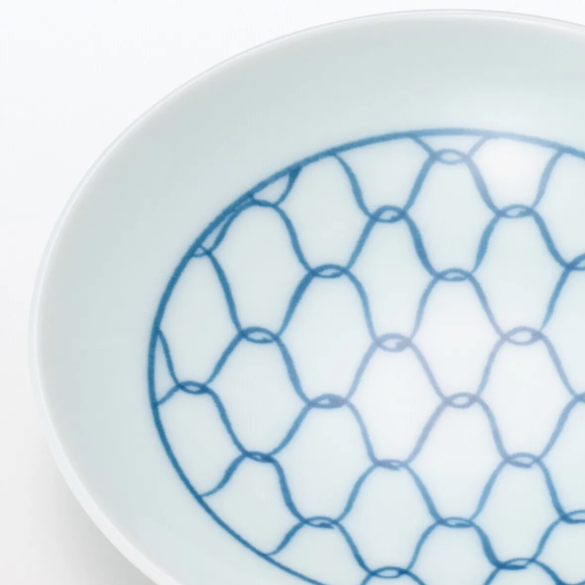 Sale Muji Plato de porcelana Hasami Ware ‐ Patrón de malla, Pequeño