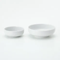 Online Muji Plato de tazón hecho de porcelana Hakuji