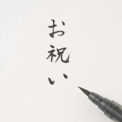 Muji Pluma de caligrafía, tinta negra