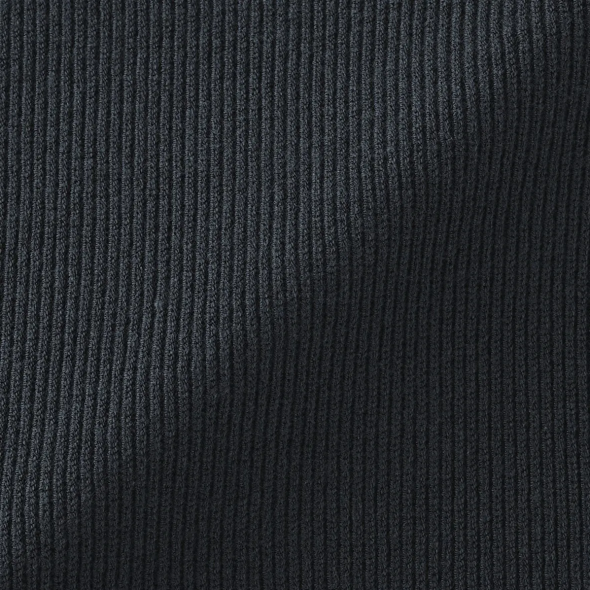 Outlet Muji Polo acanalado en mezcla de algodón para hombre