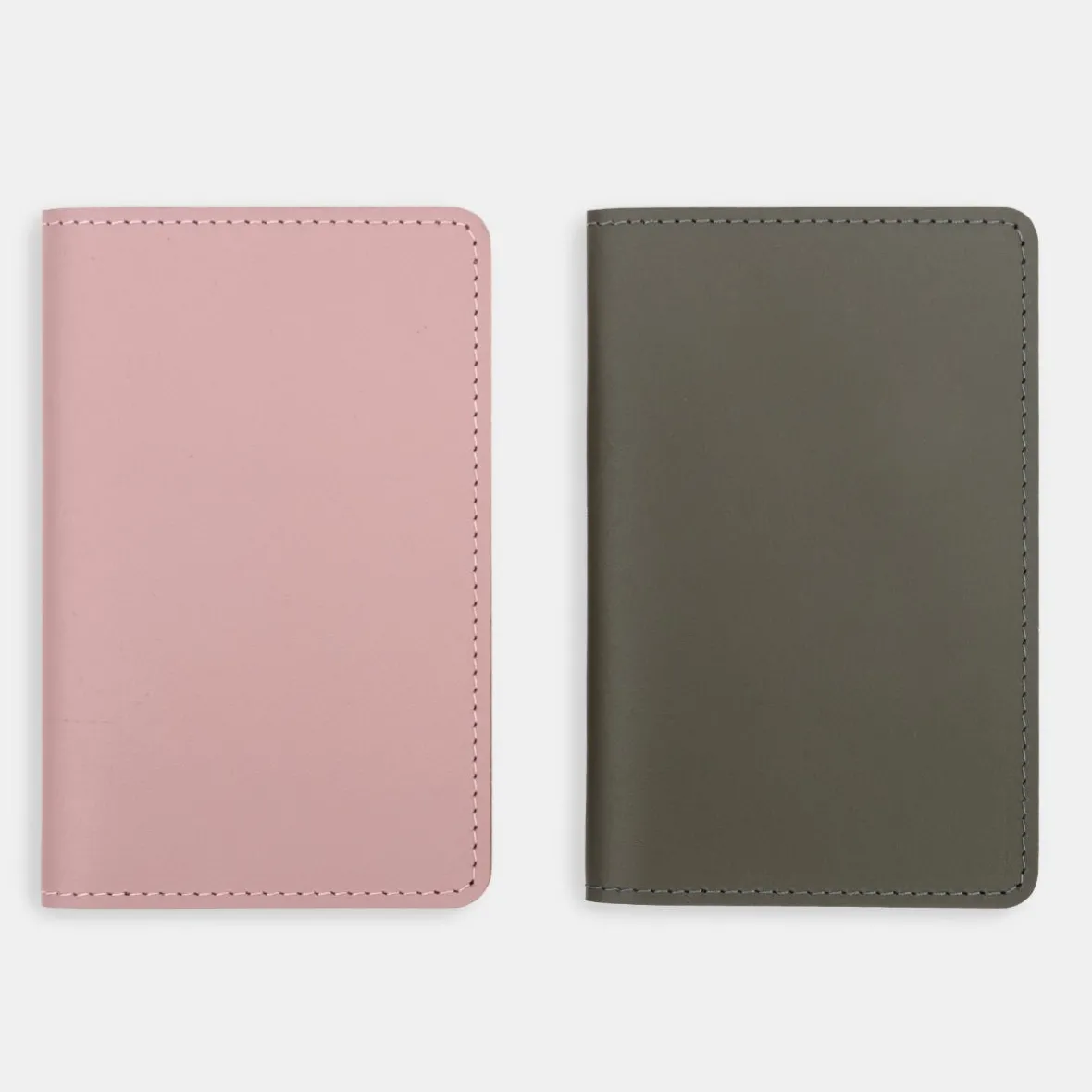 Online Muji Porta pasaportes de cuero reciclado - Caqui