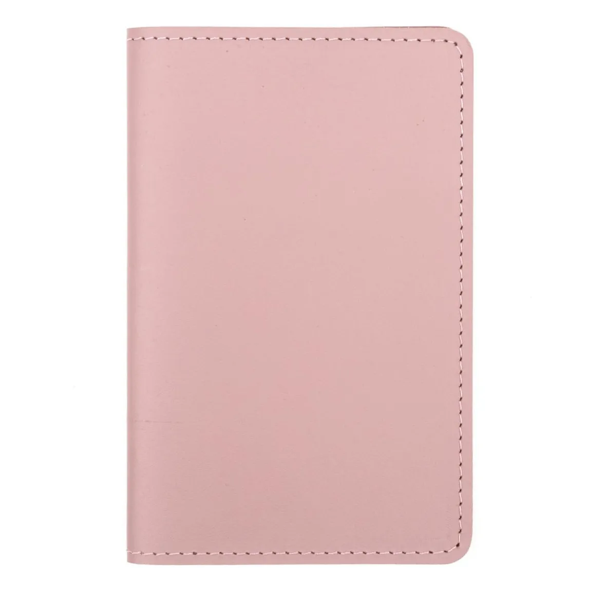 New Muji Porta pasaportes de cuero reciclado - Rosa