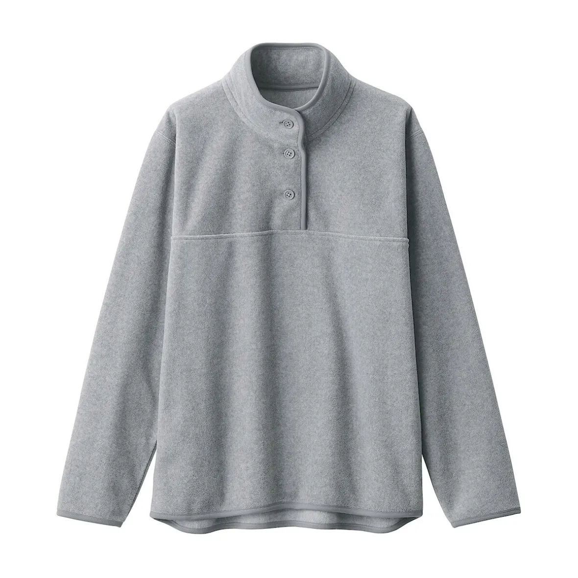 Online Muji Pulóver de forro polar de poliéster reciclable