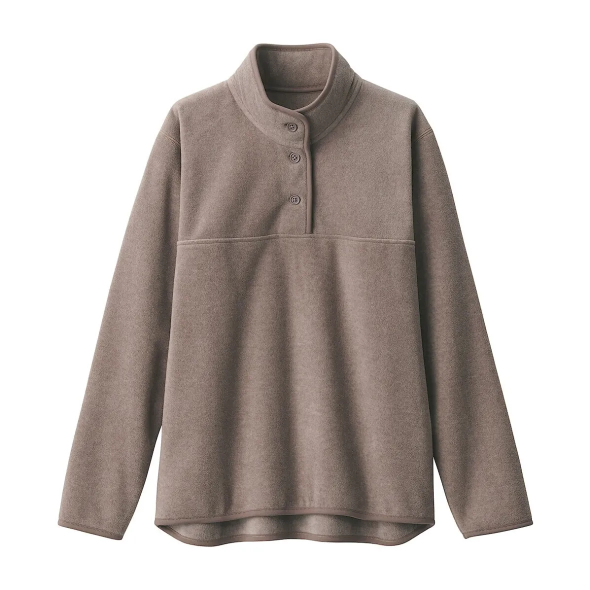 Online Muji Pulóver de forro polar de poliéster reciclable