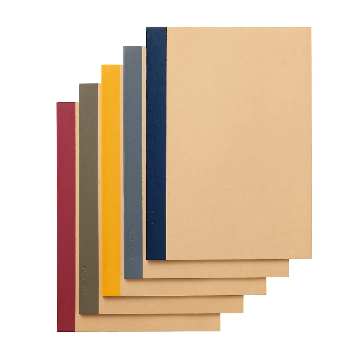Outlet Muji Set de 5 cuadernos en papel de árboles de plantación (B5)