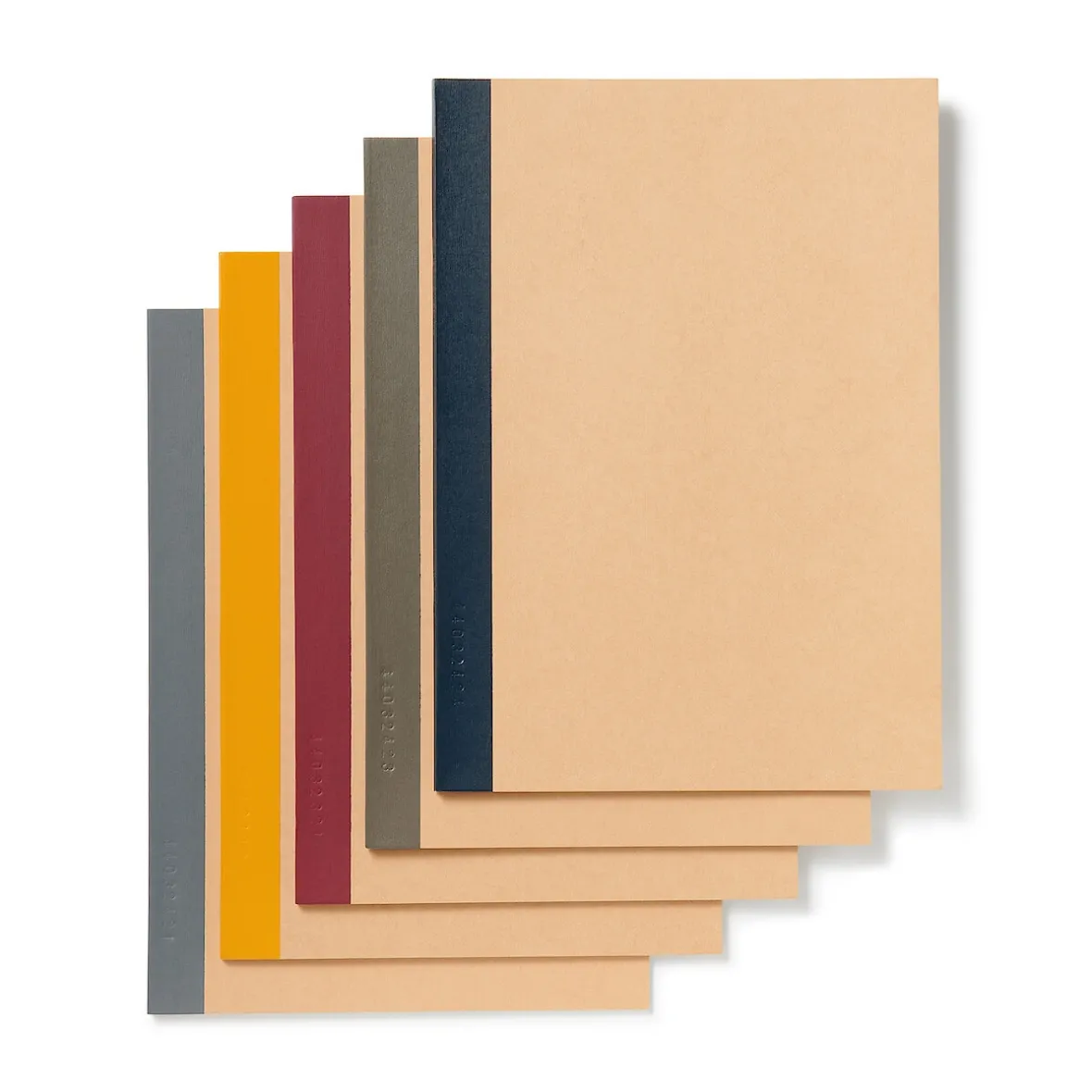 Outlet Muji Set de 5 cuadernos en papel de árboles de plantación (B5)