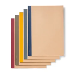 New Muji Set de 5 cuadernos en papel de árboles de plantación (A4)