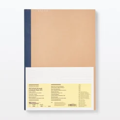 New Muji Set de 5 cuadernos en papel de árboles de plantación (A4)