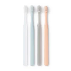 Hot Muji Set de Cepillos de Dientes Polipropileno 4 Colores