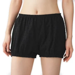 Outlet Muji Short balloon de doble gasa con puntos dobby para mujer