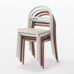 Hot Muji Silla de aluminio - Burdeos
