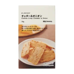 Best Muji Snack crujiente de cheddar y cebolla, 70 g