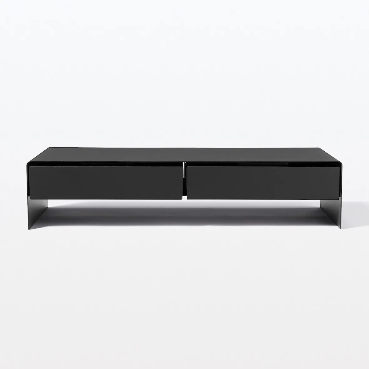 Discount Muji Soporte para monitor de acero con cajón ‐ ancho