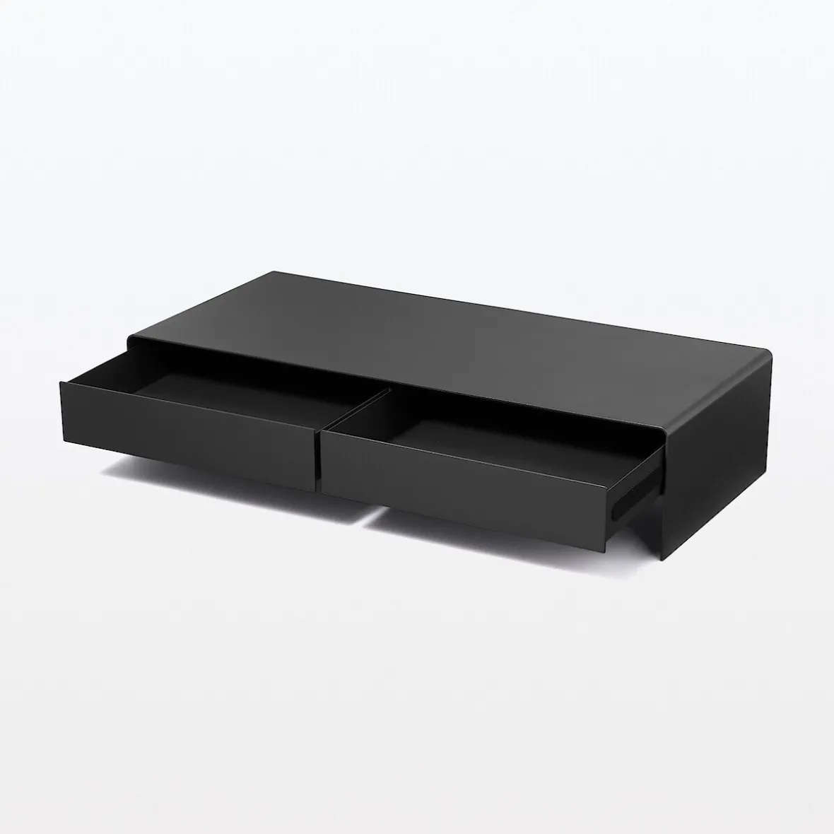 Discount Muji Soporte para monitor de acero con cajón ‐ ancho