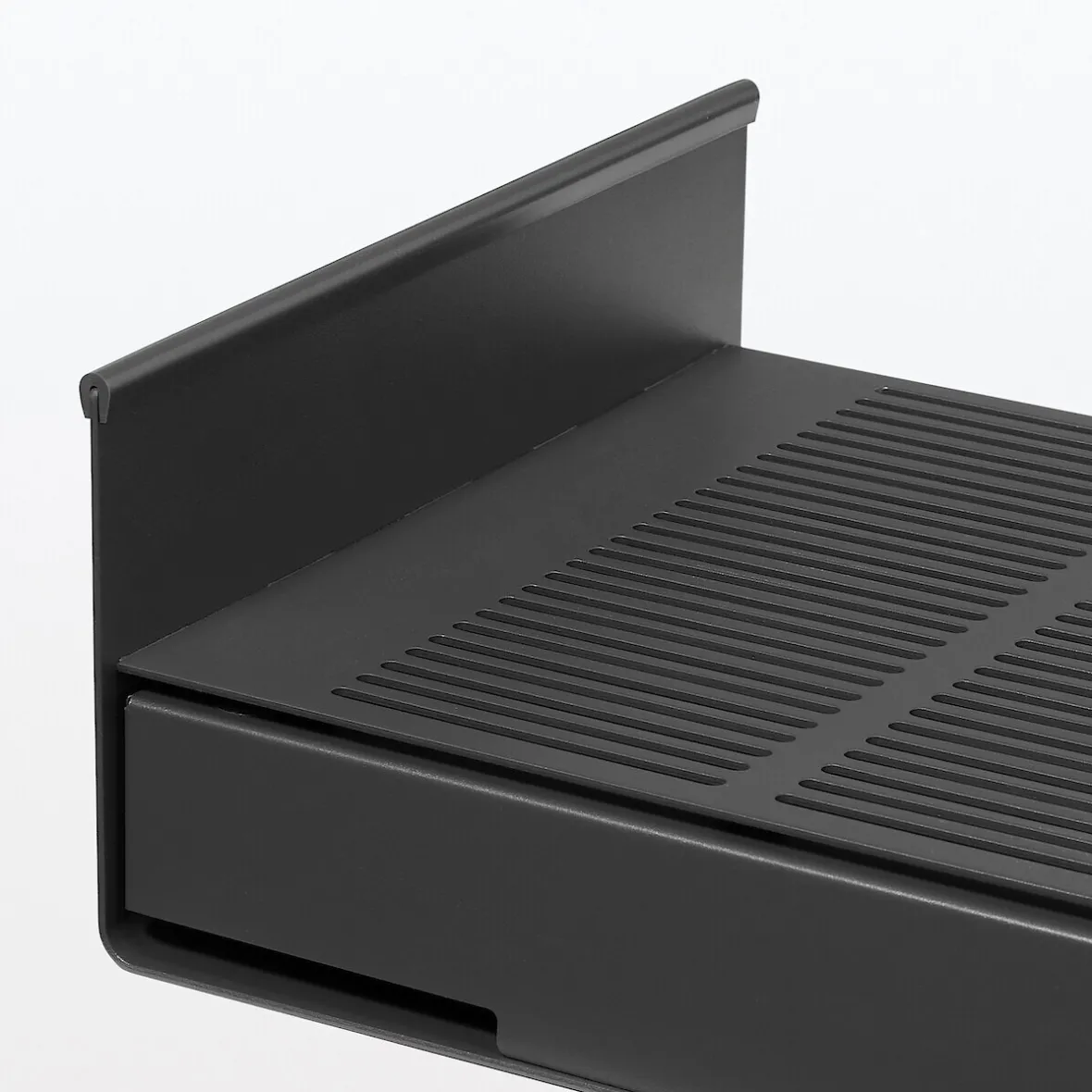 Discount Muji Soporte para monitor de acero con cajón ‐ ancho