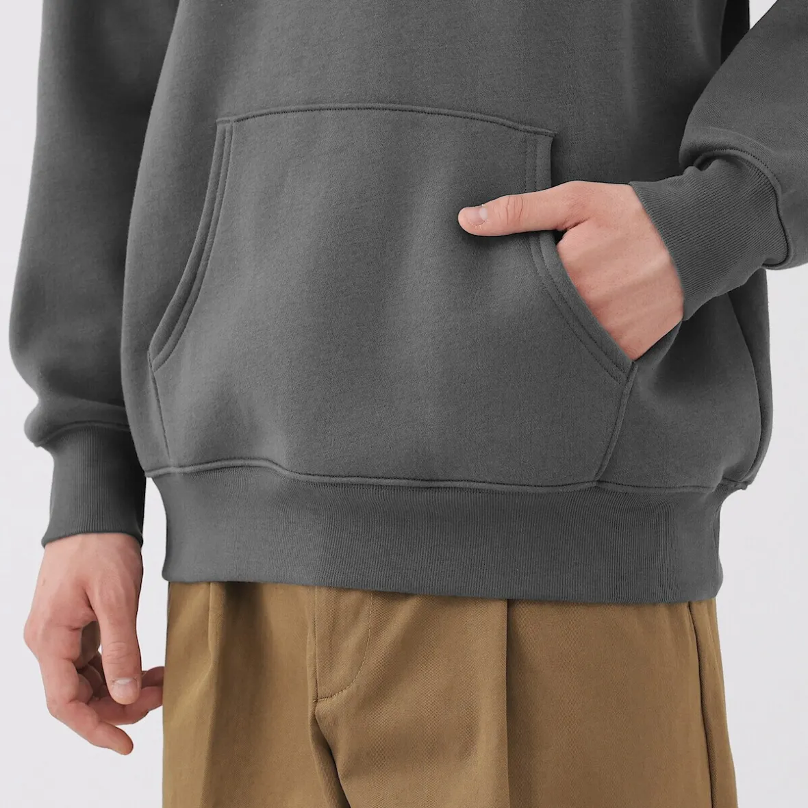 Online Muji Sudadera con capucha para hombre
