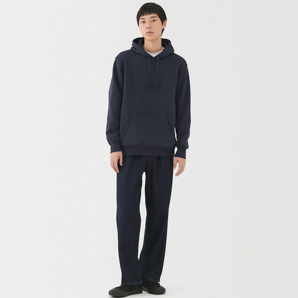 Online Muji Sudadera con capucha para hombre