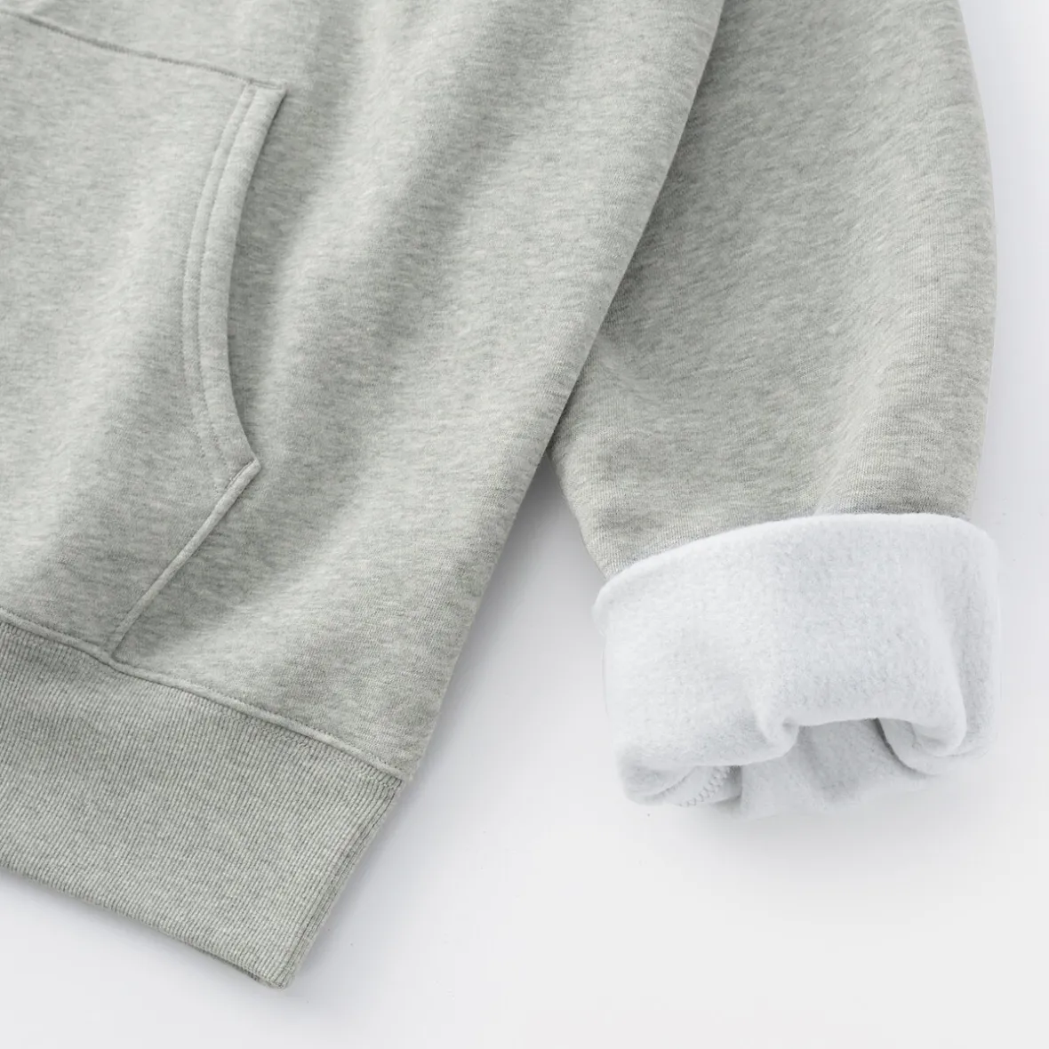 Outlet Muji Sudadera con capucha y cremallera para hombre