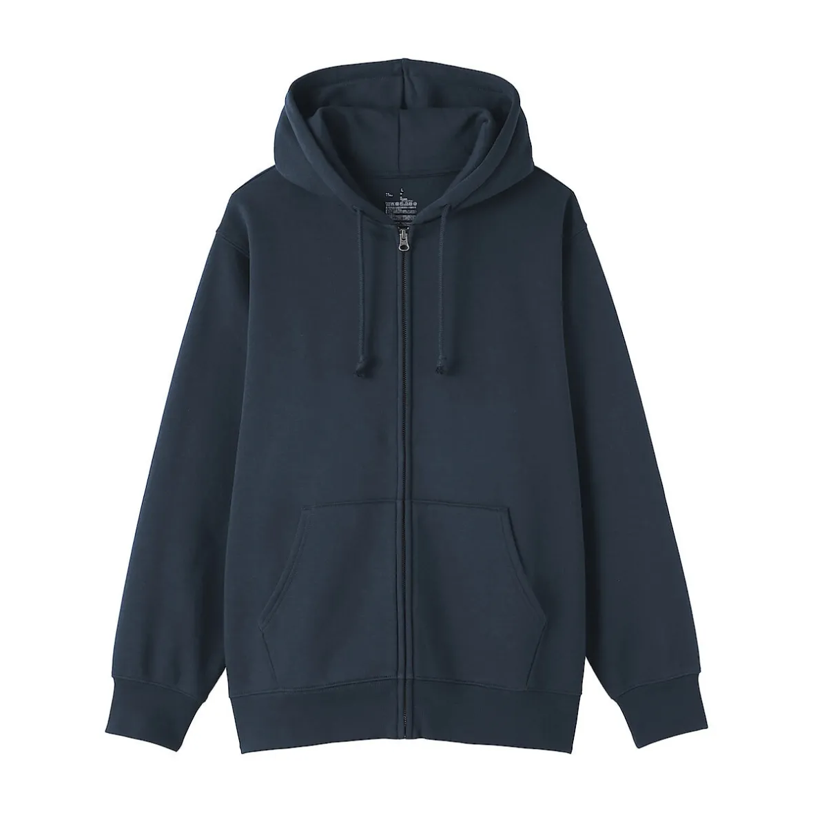 Outlet Muji Sudadera con capucha y cremallera para hombre