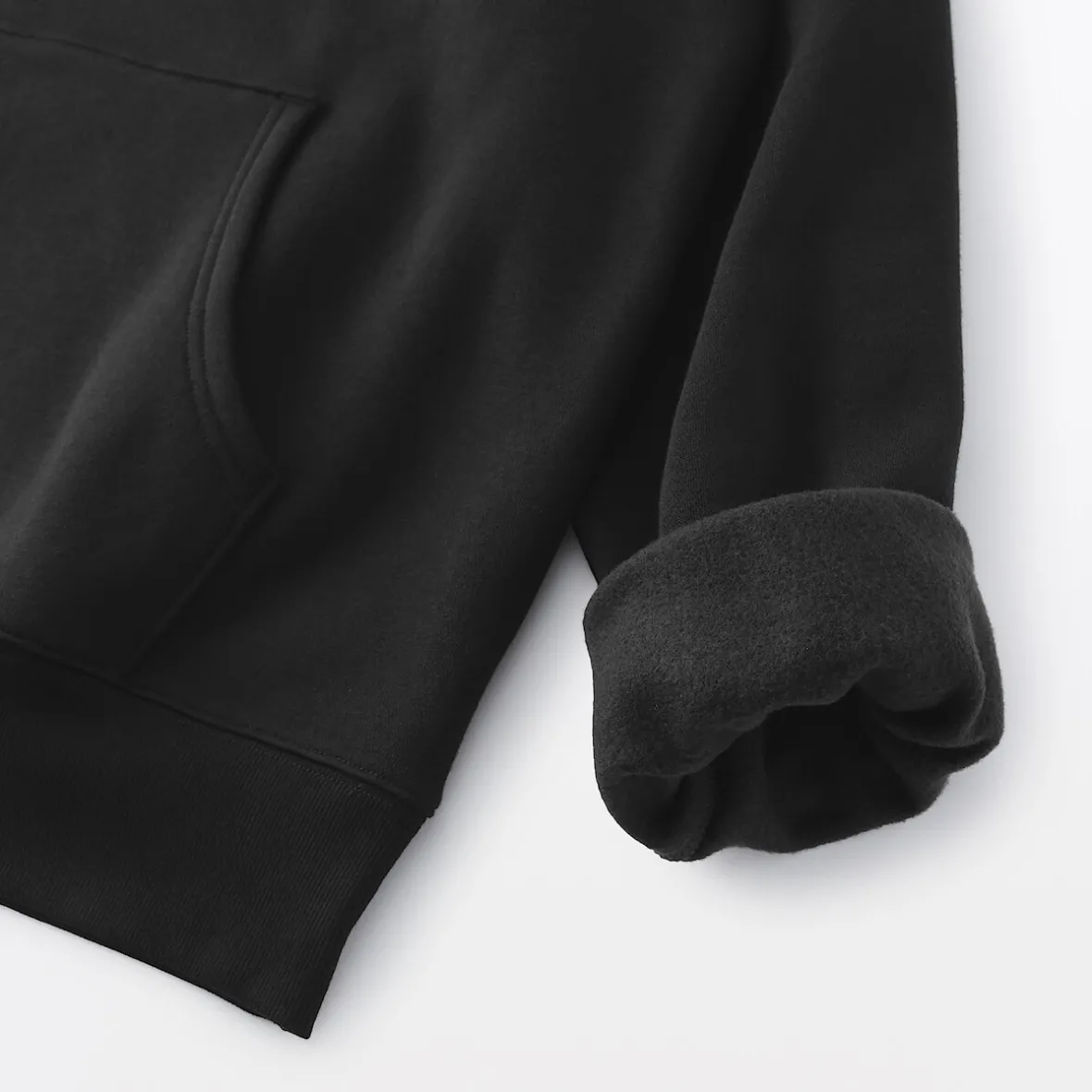 Outlet Muji Sudadera con capucha y cremallera para hombre