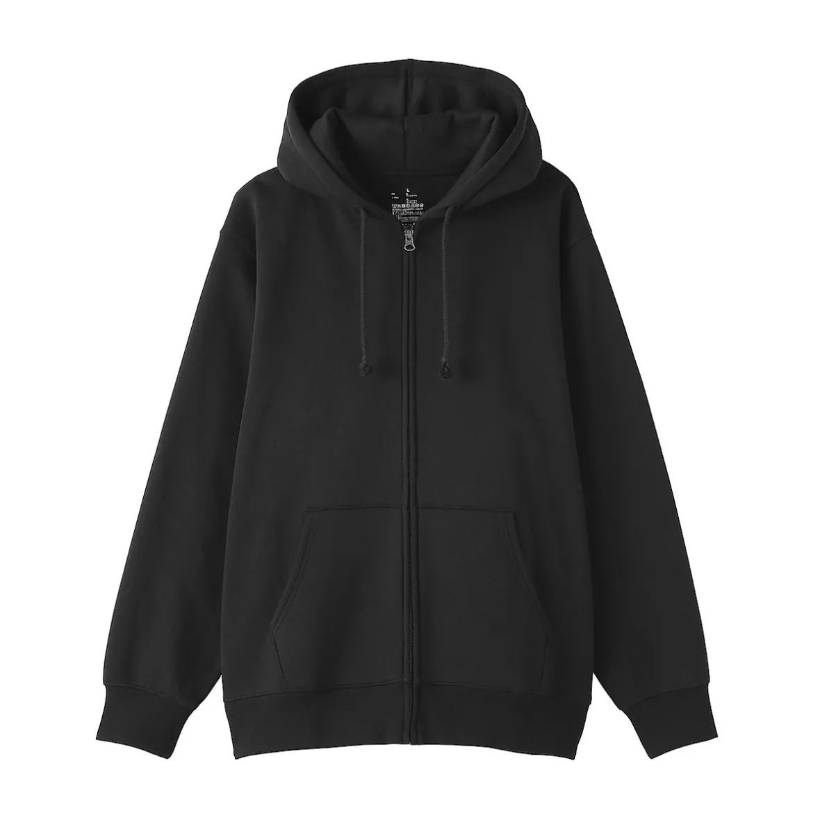 Outlet Muji Sudadera con capucha y cremallera para hombre