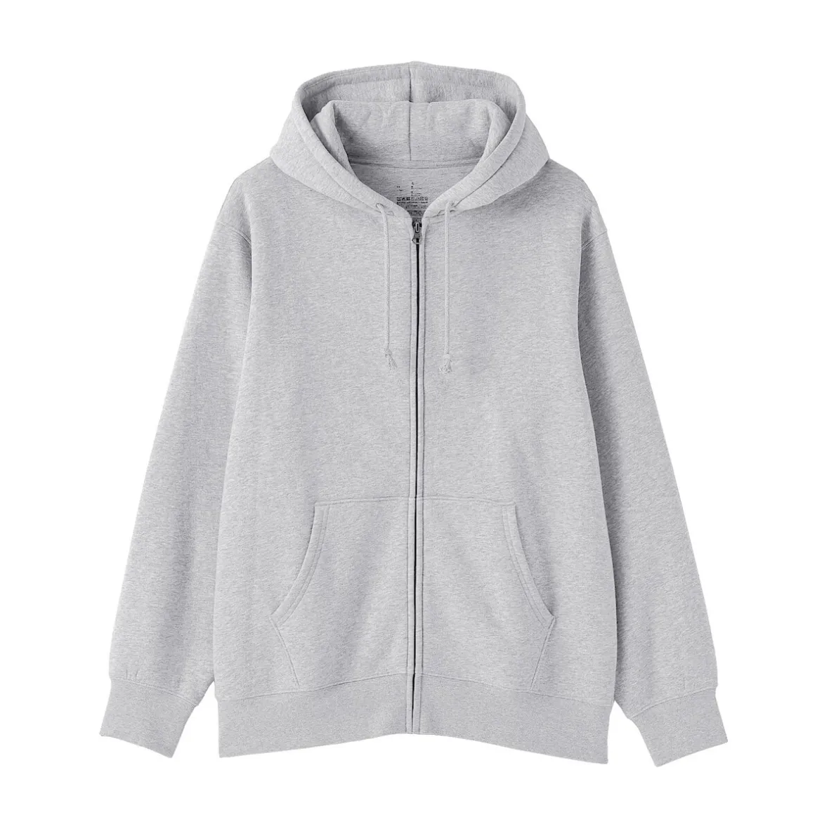 Outlet Muji Sudadera con capucha y cremallera para hombre